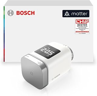 Bosch Smart Home Heizkörper-Thermostat II [+M], smartes Heizkörperthermostat für intelligentes…