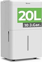 Woleix Luftentfeuchter elektrisch 20L, Entfeuchter elektrisch für Keller, Raumentfeuchter elektr…