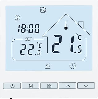 BEOK CONTROLS Thermostat Heizung Digital Programmierbar Raumthermostat | Thermostate Fussbodenhei…