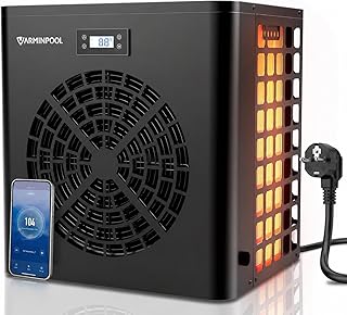 Pool Wärmepumpe 5,4 kW, Poolheizung für Aufstellpool bis 16–20 m³, COP bis 5,5, Leise 50 dB,…