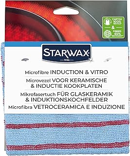STARWAX – Mikrofasertuch speziell für Glaskeramik und Induktion – Reinigt Schmutz und Fettspritz…