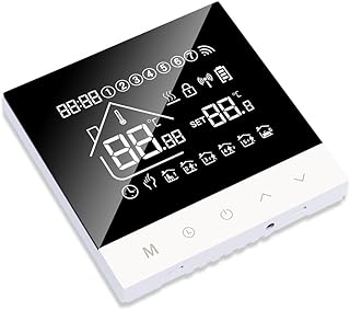 Oniissy Programmierbares WLAN-Thermostat mit kabelloser Steuerung für elektrische Fußbodenheizu…