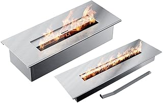 Nachhaltige Heizlösung, 3 Stück Calcium-Magnesium-Silikatfasern für Kamine (30 × 10 × 1 cm)