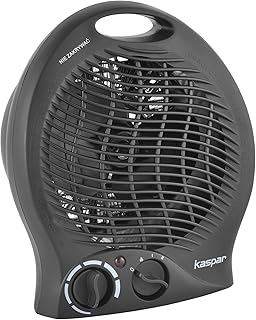 KASPAR Heizlüfter Klein Kompakt Thermoventilator Elektroheizer 1000 W 2000 W Mit Ventilatorfunkt…