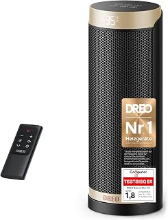 Dreo Heizlüfter Energiesparend, PTC Keramik Heizlüfte Leise, 70° Oszillierend Elektroheizung m…