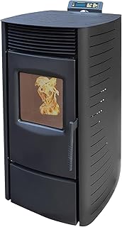 NEMAXX® P9 Pelletofen 11 kW bis 220m³ – Elektrokamin mit ECO-Modus,Wi-Fi Ready,Wochen-Timer…
