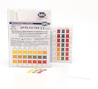 pH-Fix Indikatorstäbchen pH 4,5 – 10 Packung à 100 Teststäbchen 6 x 85 mm