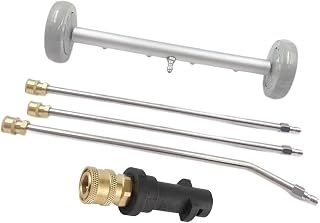 Homyl Unterbodenreiniger Hochdruckreiniger Wasserbesen Auto Waschaufsatz Aluminiumlegierung Edels…