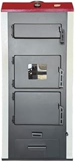 Wasserführender Kaminofen PRITY NS 32 36kW (33,2+3,2) – Holzofen mit Wassertasche für Zentral…