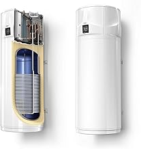 Kompakte wandhängende Brauchwasserwärmepumpe 150 Liter Wärmepumpe Warmwasser Trinkwasser Tesy …