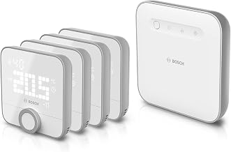 Bosch Smart Home Raumthermostat 230V II für kabelgebundener Heizsysteme, 4er-Set