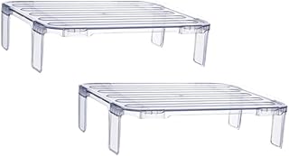 LABRIMP 1stück Transparente Kühlschrank-organizer Ablage Regal Stapelbar Schichtenspeicher Für…