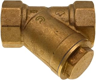 Messing Y-Stück Schmutzfänger, Heizung Wasser Filter, Magnet Leitungsfilter Schrägsitz, mit Fi…