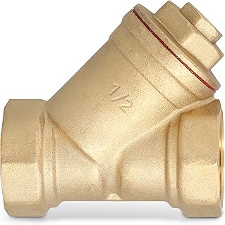 Instalguru Schmutzfänger Schmutzfilter 1/2“ IG Messing Y-Sieb Y-Filter Y-Stück Y Typ Magnet Wa…
