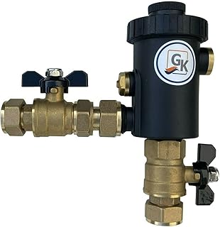 Schlammabscheider Heizung mit Magnet Schmutzfänger Magnetfilter aus Technopolymer bis 10 Bar 3/4“