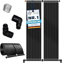 KESSER® Solarkollektor Poolheizung 300×70 cm, Pool Zubehör, Wärmepumpe Pool, Solar Poolheizer …