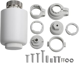 Kompakt für Zigbee Thermostatventil, 94 mm, weißes Kunststoffdesign