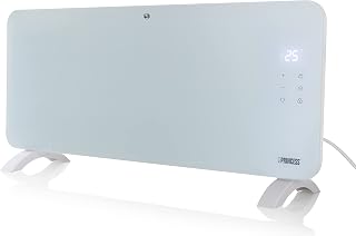 Princess Smarte Konvektorheizung – 1500 W – Steuerbar über kostenlose App – Glaspaneel –…