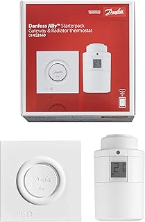 Danfoss Ally Starter Set – Radiator Thermostat & Gateway – Precise Smart Digital Thermostat Compa…