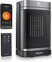 Brandson – Heizlüfter Wlan – Fernbedienung – Preisträger – ECO Modus energiesparend leise – WiF…