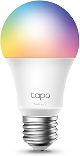 Tapo TP-Link L530E alexa lampe E27, Energie sparen, Mehrfarbrige dimmbare smarte WLAN Glühbirne,…