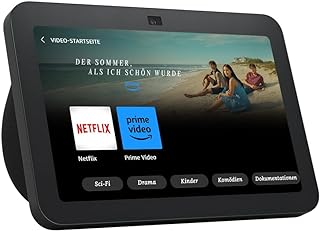 Echo Show 8 (3.Generation, 2023) | Smarter HD-Touchscreen mit 3D-Audio, Smart-Home-Hub und Alexa …