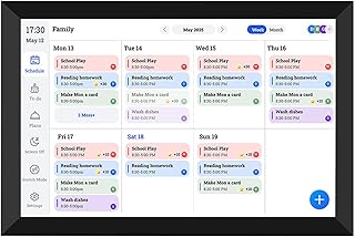 YUEHISY Smart Family Touchscreen Dashboard – 10,1 Zoll Digitaler Kalender mit Gemeinsamen Aufgabe…