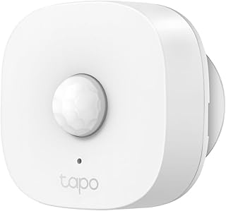 TP-Link Tapo T100 Bewegungsmelder, für Alarmanlage und Smart Home, Weitbereichserkennung, Batter…