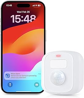 PHYSEN Bewegungsmelder Innen mit Smart Home Steuerung, Bewegungssensor Smart mit App-Benachrichti…