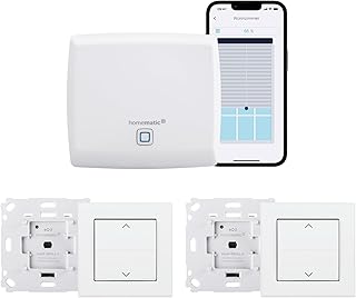 Homematic IP Smart Home Starter Set Beschattung – intelligente Steuerung von Rollläden und Mar…