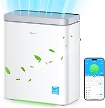 GoveeLife Smart Luftreiniger für große Räume bis 97 m², PM2.5-Monitor, HEPA-Schlafmodus, 3-in…