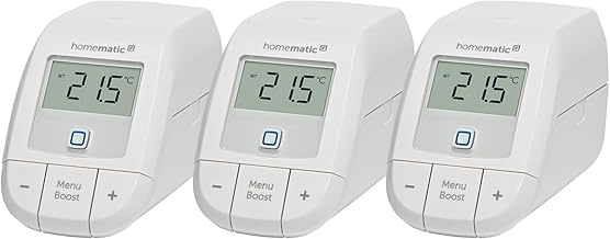 Homematic IP Erweiterungsset Heizen – Basic, Smart Home, 3X digitaler Thermostat Heizung, Steue…