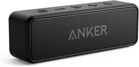 Anker SoundCore 2 Bluetooth Lautsprecher, Fantastischer Sound, Enormer Bass mit Dualen Bass-Treib…