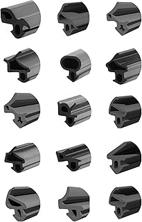 Fensterdichtung Satz von Proben Gummi Dichtung für Kunststofffenster EPDM