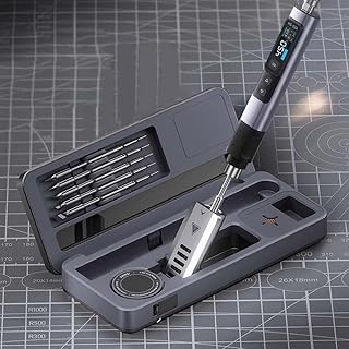 Smart Lötkolben HS02 Lötkolben Kit mit innovativer Heiztechnik und mobilem Werkbank-Design (HS-…