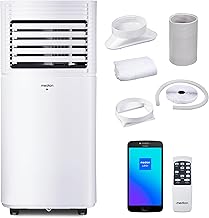 MEDION Smarte Mobile Klimaanlage mit Abluftschlauch P701 (7000 BTU, mobil, inkl. Fensterabdichtun…