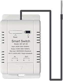 Suoumwa WiFi-Temperaturschalter mit 2M-Sensor Smart WiFi 20A Thermostat-Temperaturschalter Unters…