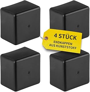 Avoltik 4 Stück Endkappen 40×40 für Solarschienen | Hochwertige Kunststoff Endkappen für Solar…
