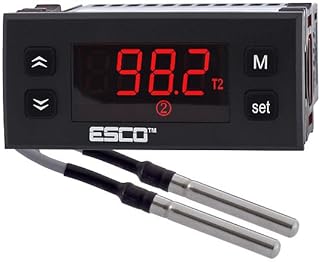 ESCO SC20 Differenz-Temperaturregler für Solaranlage, Heizkessel, Pool – 2 Fühler, 2 Relais, …