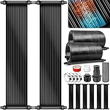 tillvex Pool Solarkollektor Set 120 x 500 cm | Solarheizung für umweltfreundliches Erhitzen | Po…