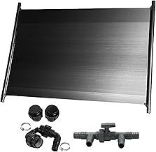 HAF® 1x Solarkollektor 300 x 60 cm inkl. 3-Wege Solarweiche | Heizmatte für 10m³ Schwimmbecken…