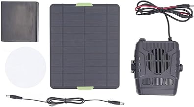 Whychstore Solarpanel-Heizung, 20 W, Kristalle, tragbar, für Gewächshaus, Schuppen, Haustierhaus