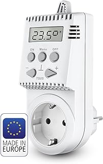 ELEKTROBOCK TS05 Steckerthermostat – Einfach zu Bedienen – Elektrische Heizungen – Infrarotheizun…