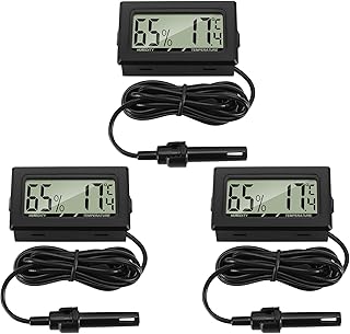 Thlevel Mini LCD Digital Thermometer Hygrometer Temperatur Luftfeuchtigkeit Tester mit externem S…